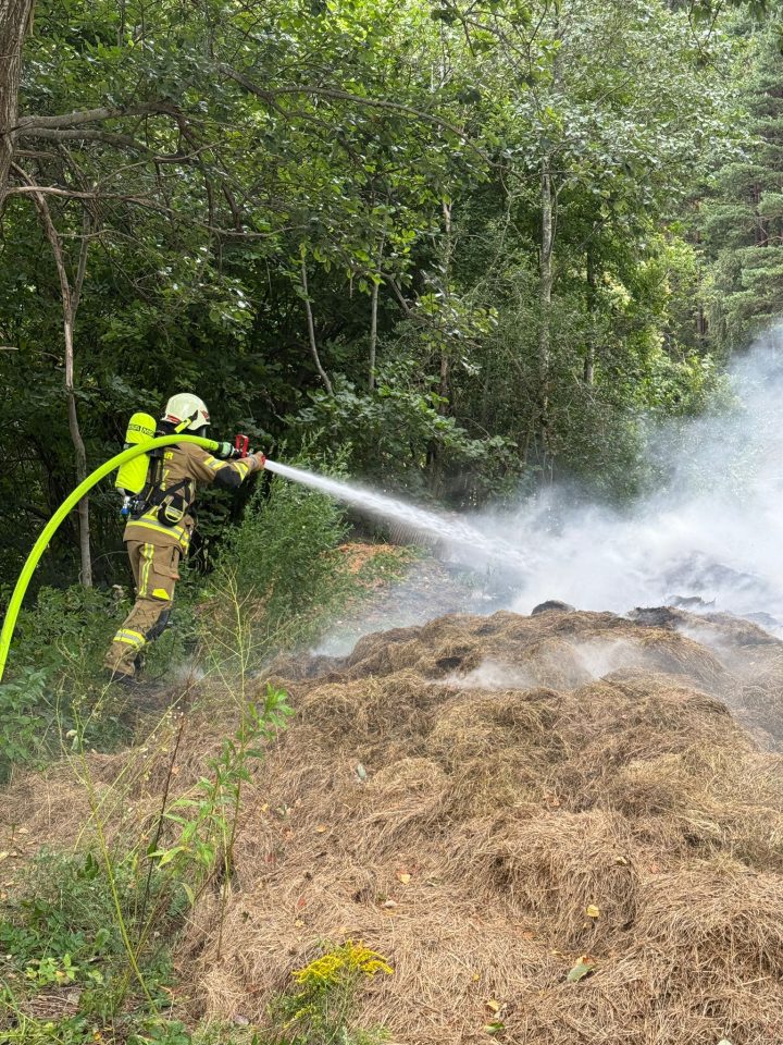 Brennerstraße: Brand im Freien